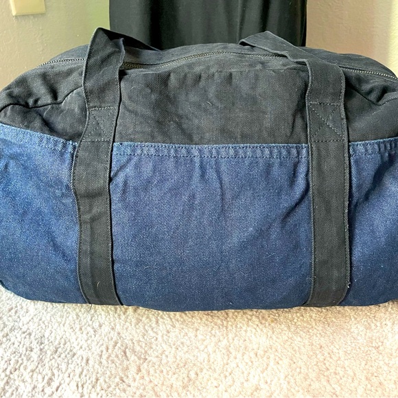 Better in Blues Denim Jeans Double Handle Duffle Bag - Picture 2 of 4